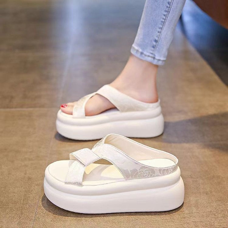 Dame platform sandaler med stilfuld remdesign og komfortabel dæmpning Stilla