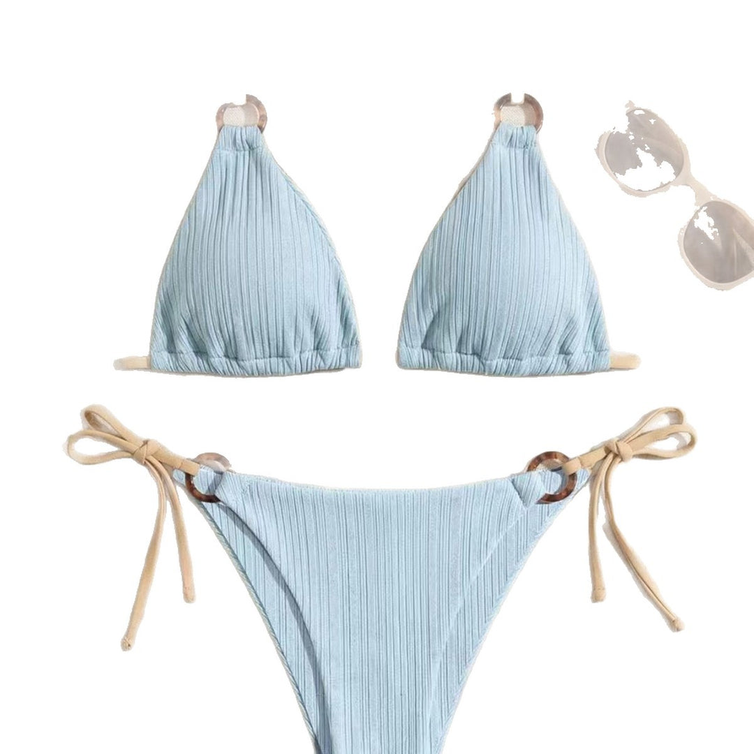 Dame trekantsbikini med justerbare stropper Skovae