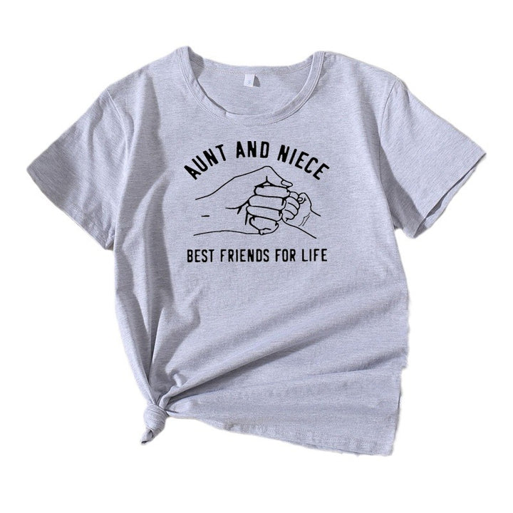 Dame Fritids Forhold Grafik T-shirt Stilla