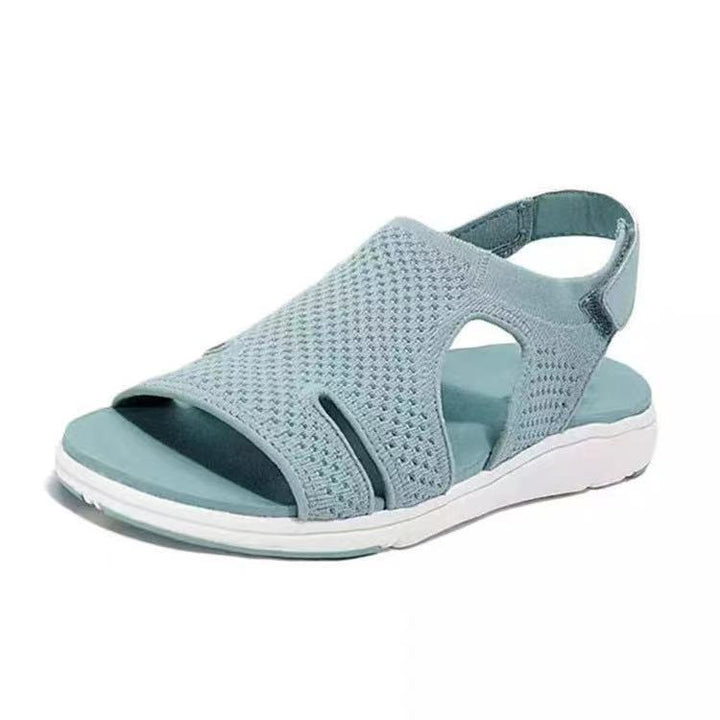 Dame åndbare sandaler med justerbar rem og ergonomisk sål Stilla