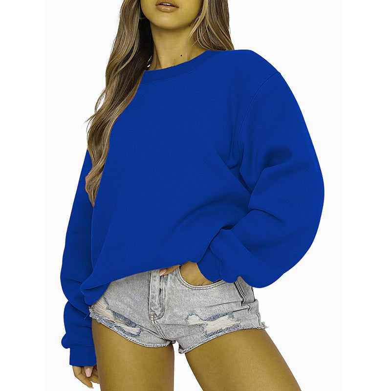 Kvinders sweatshirt med afslappet snit og voluminøse ærmer Stilla