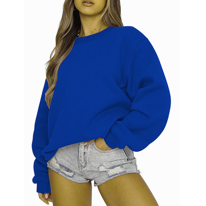 Kvinders sweatshirt med afslappet snit og voluminøse ærmer Stilla