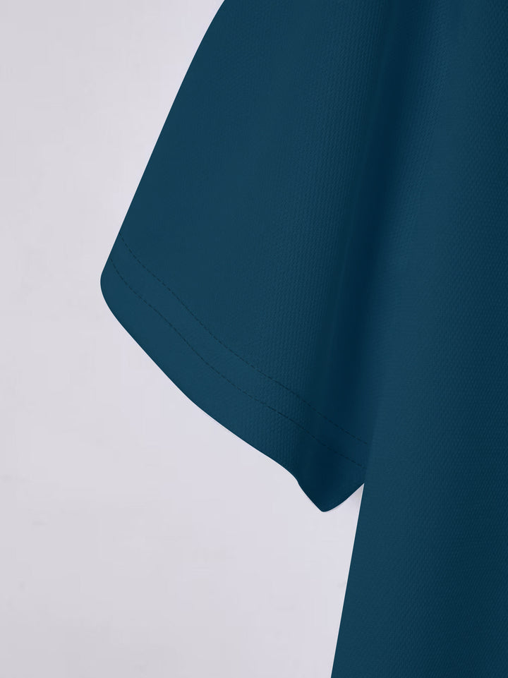 Herrer Poloshirt med moderne striber i to farver og åndbare egenskaber Stilla