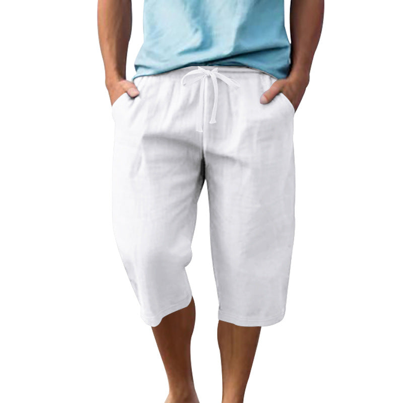 Herrer casual sommer-shorts med elastisk talje og praktiske sidelommer Stilla