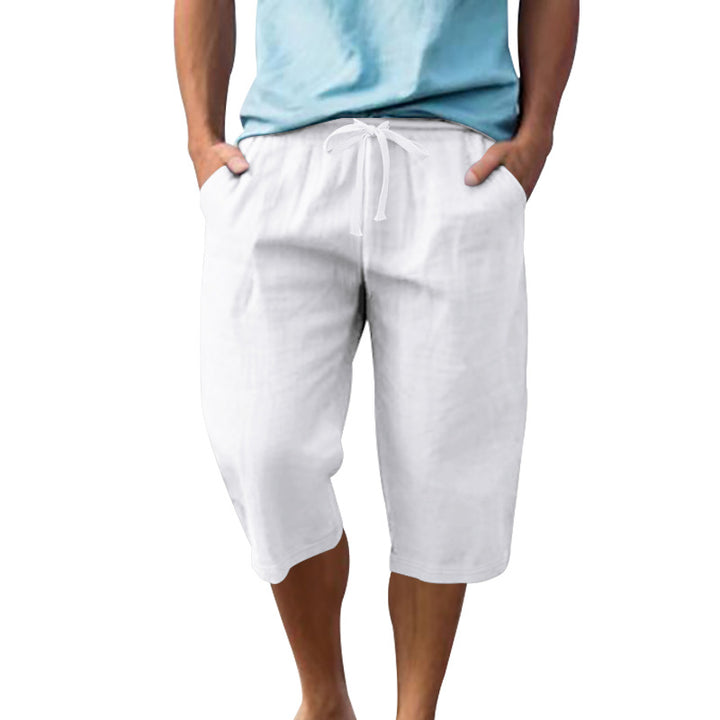 Herrer casual sommer-shorts med elastisk talje og praktiske sidelommer Stilla