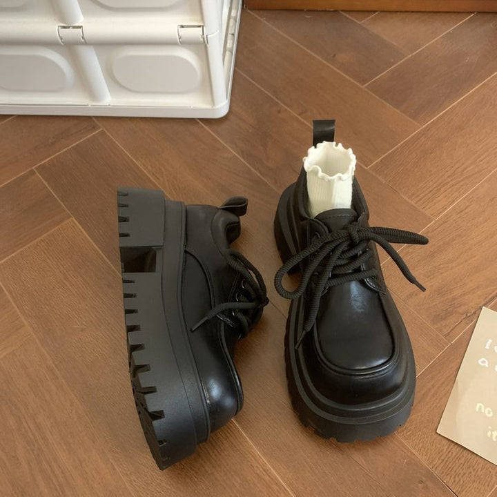Dame Chunky Sneakers med høj plade og sporty remdesign Stilla