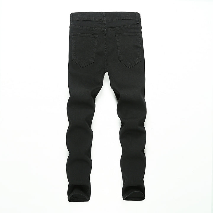 Herrer Skinny Jeans i trendy Distressed-look Stilla