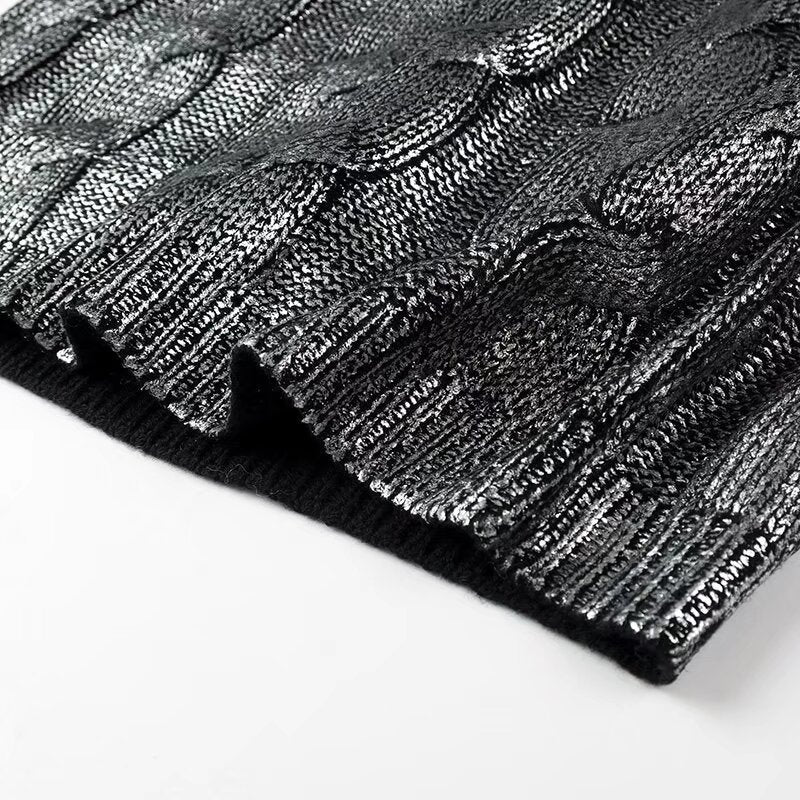 Kvinders sweater med tekstureret kabelmønster og rund hals Stilla