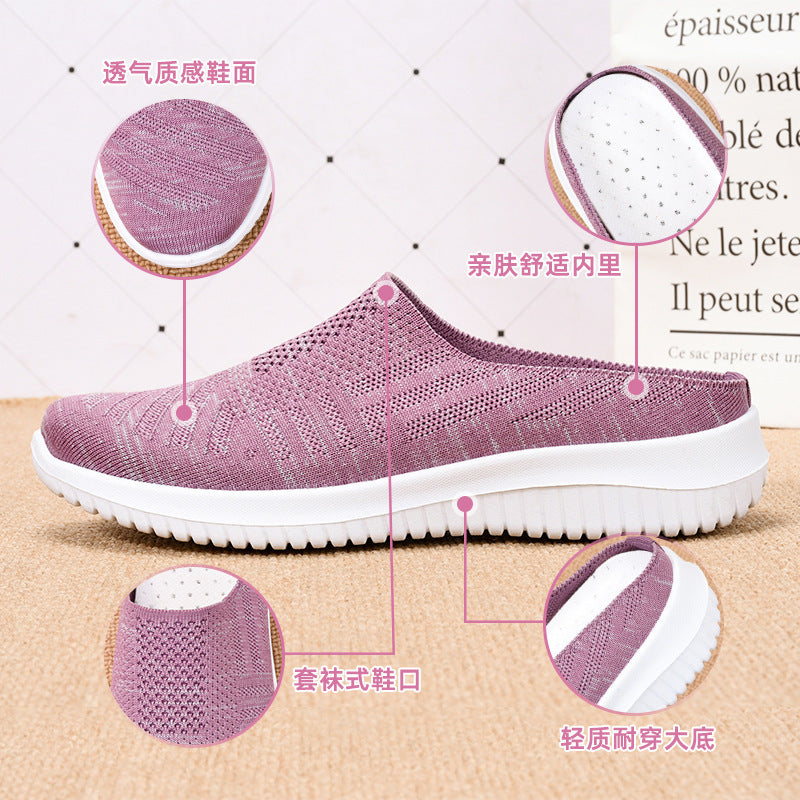 Dame fritidssko med elastisk slip-on design og stødabsorberende sål Stilla