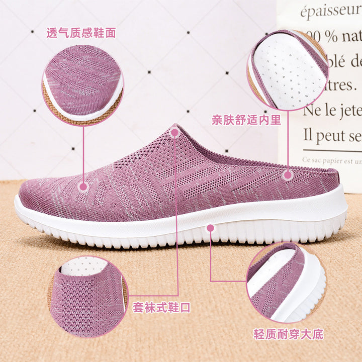 Dame fritidssko med elastisk slip-on design og stødabsorberende sål Stilla
