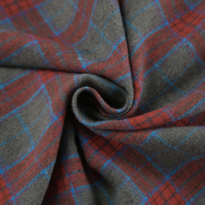 Dame Tjekket Flannel Skjorte med afslappet snit og casual oversized design Stilla