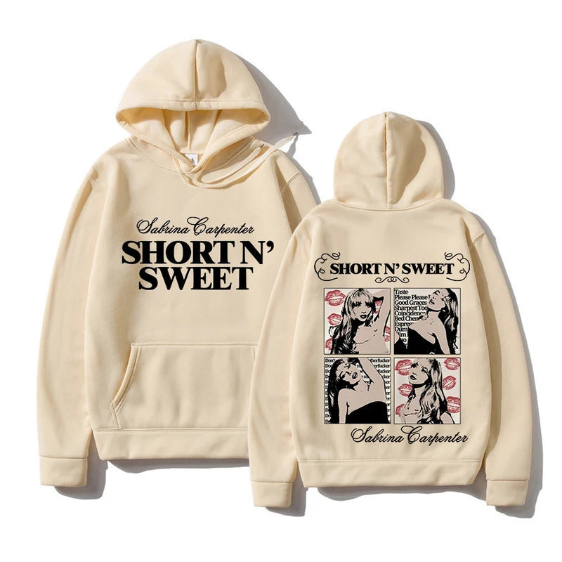 Kvinders hoodie med kreativt tegneserie design og afslappet snit Stilla