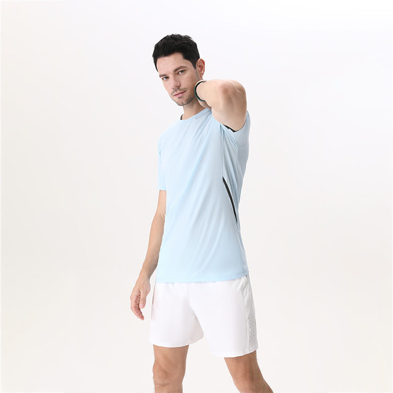 Herrer Åndbart Sport T-Shirt med elastisk pasform Stilla