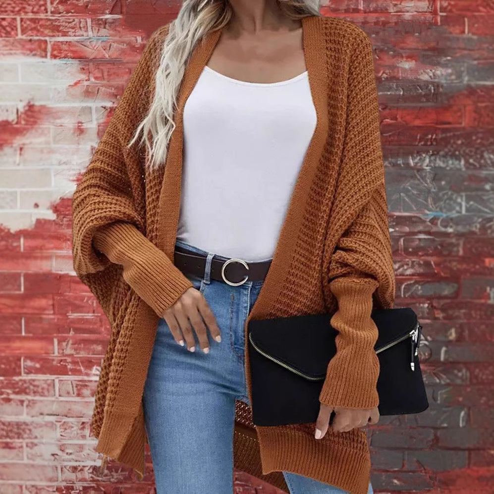 Dame Oversized Strikjakke Stilla