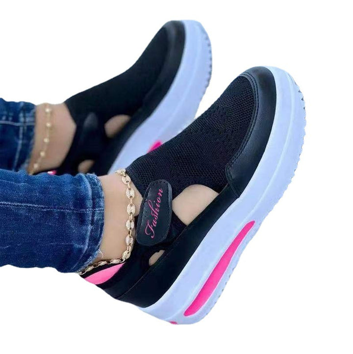 Dame Slip-On Sneakers med åndbart mesh-overmateriale og ergonomisk sål Stilla