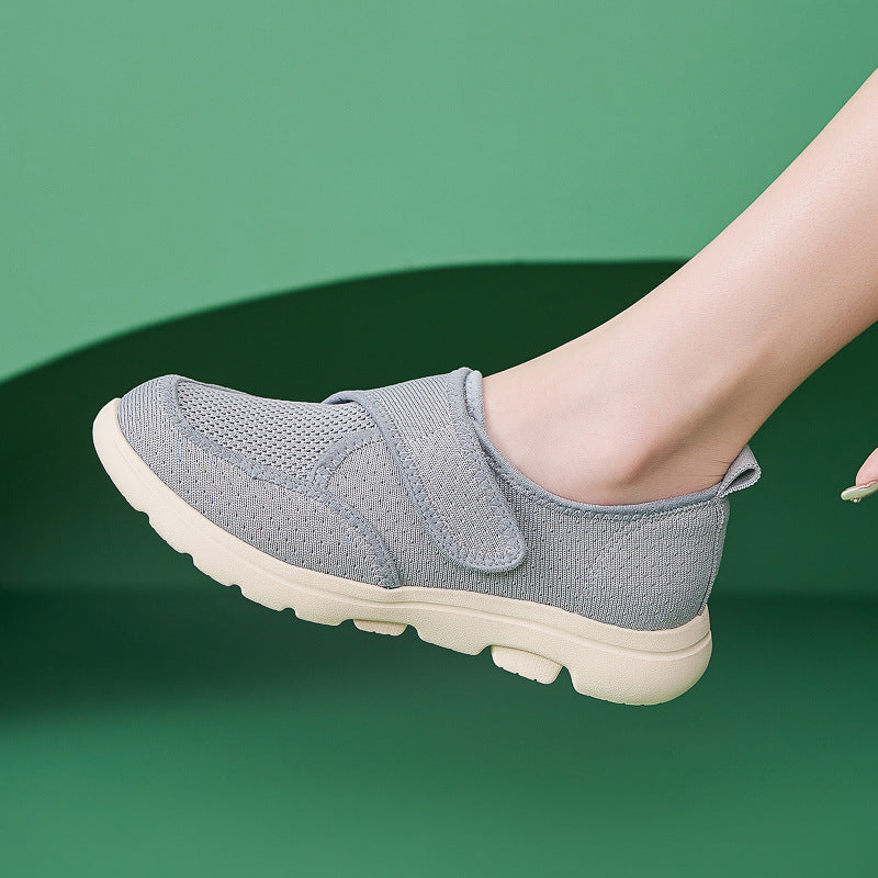 Dame komfortable Sneakers med praktisk velcro og åndbart overmateriale Stilla