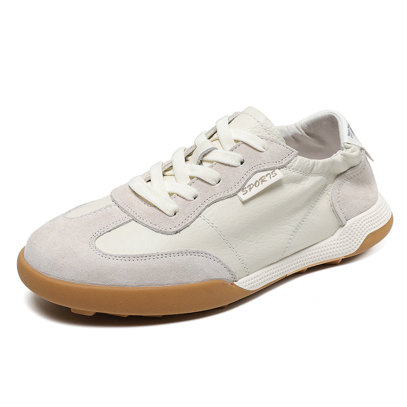 Herre fritid ruskinds sneakers med polstret indersål Stilla