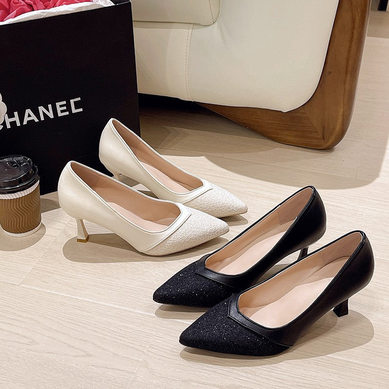 Dame elegante Pumps med fin spidsudsmykning Stilla