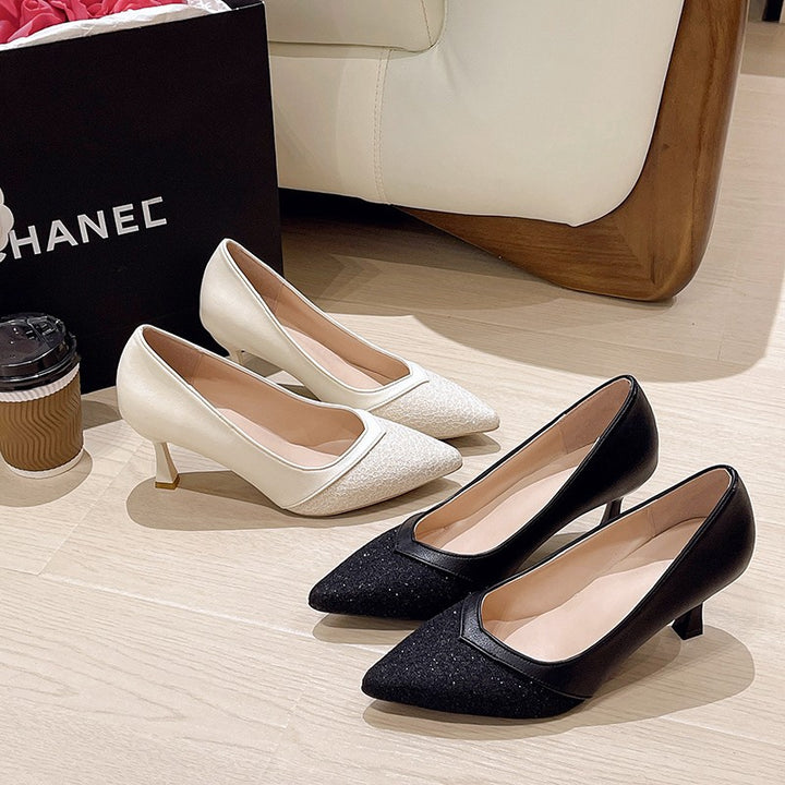 Dame elegante Pumps med fin spidsudsmykning Stilla