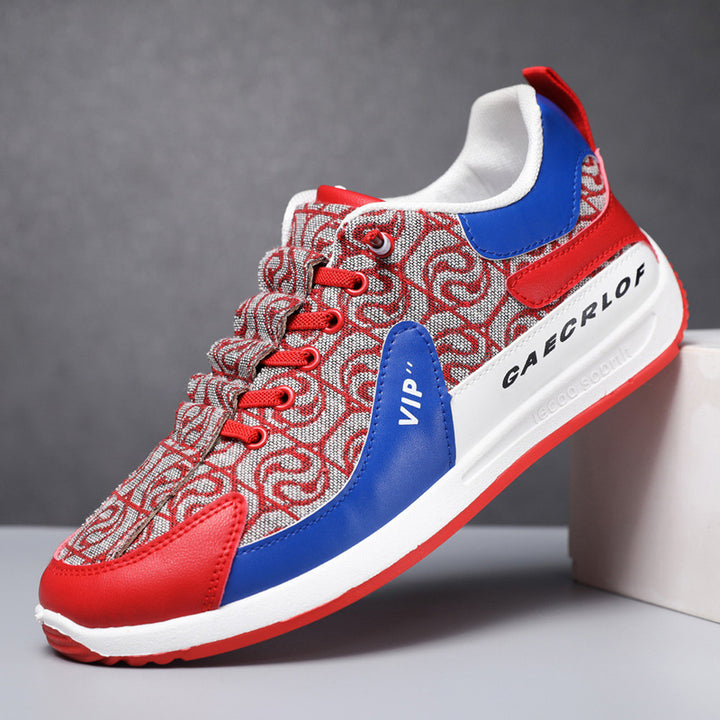 Herrer Sporty fritidssneakers med åndbar struktur og støddæmpende sål Stilla