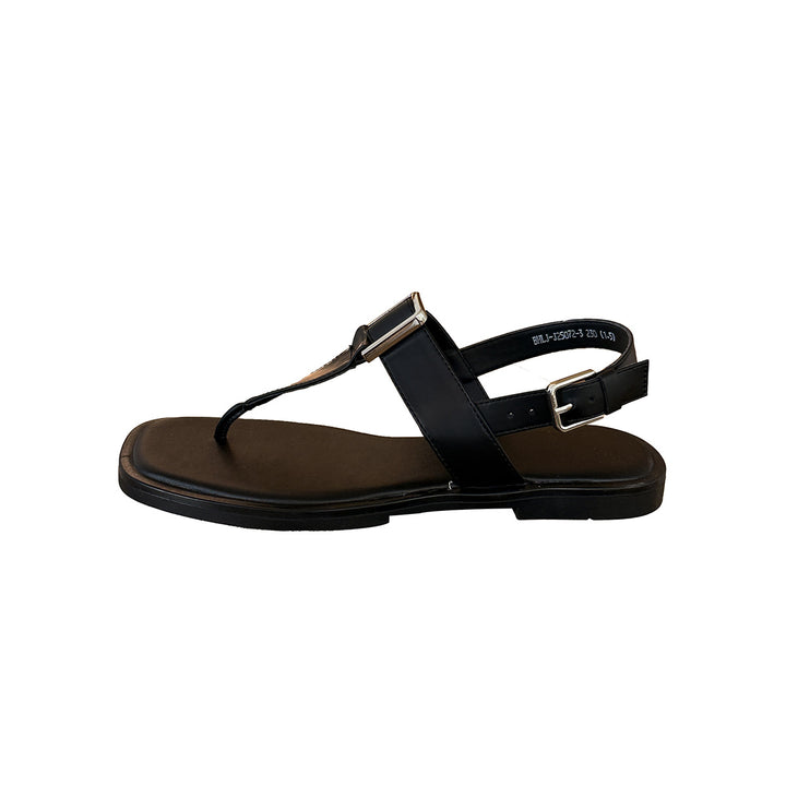 Femme justerbare tæerafskilt sandaler med spænde ankelrem Stilla