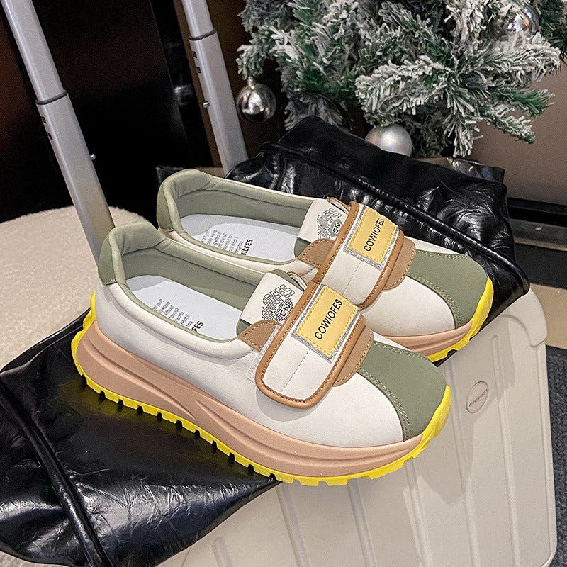 Dame Sneakers med slidstærk velcro og komfortabel sål Stilla