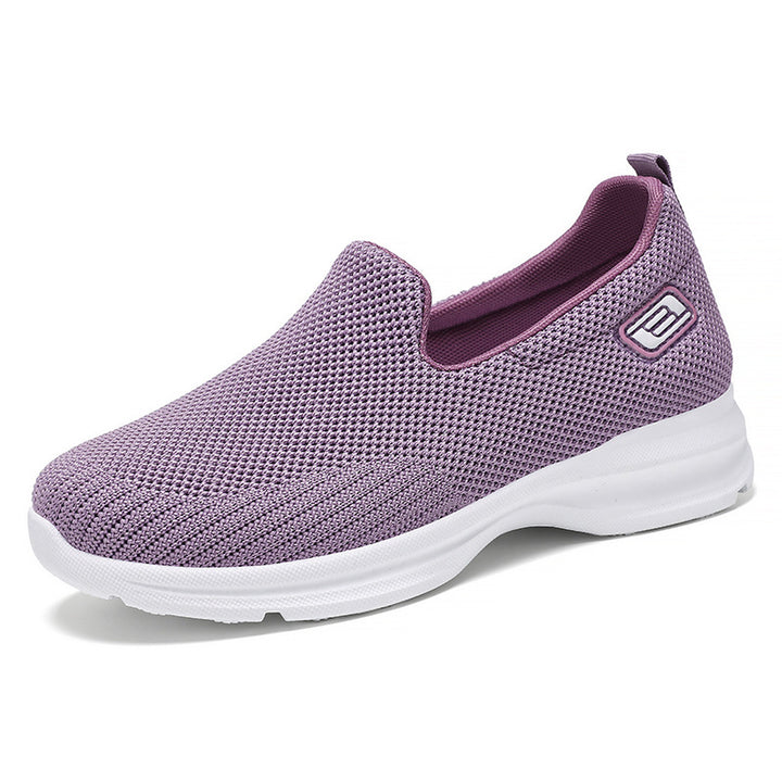 Dame Åndbare Slip-on Sneakers med fleksibel netstruktur og skridsikker sål Stilla