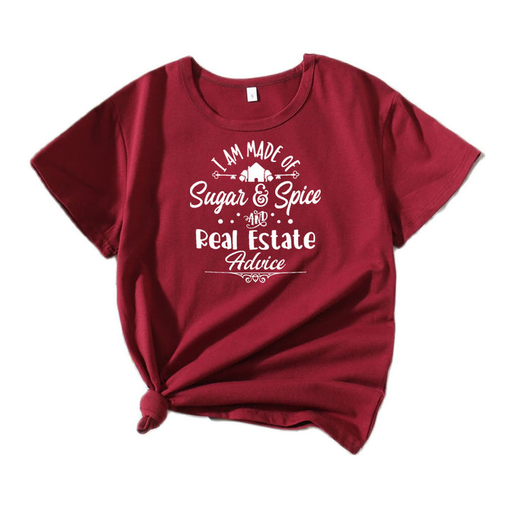 Kvinder Korte Ærmer Grafik T-Shirt Stilla