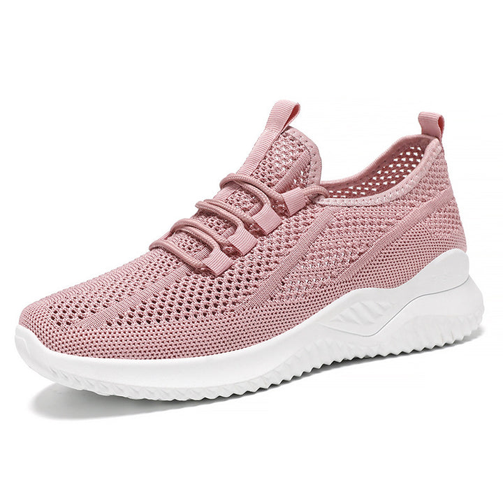 Dame Sporty Netløb Sneakers med elastisk snøresystem Stilla