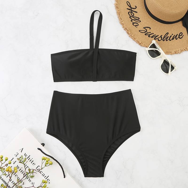 Dame Højtaljet Bralette Bikini Sæt Stilla