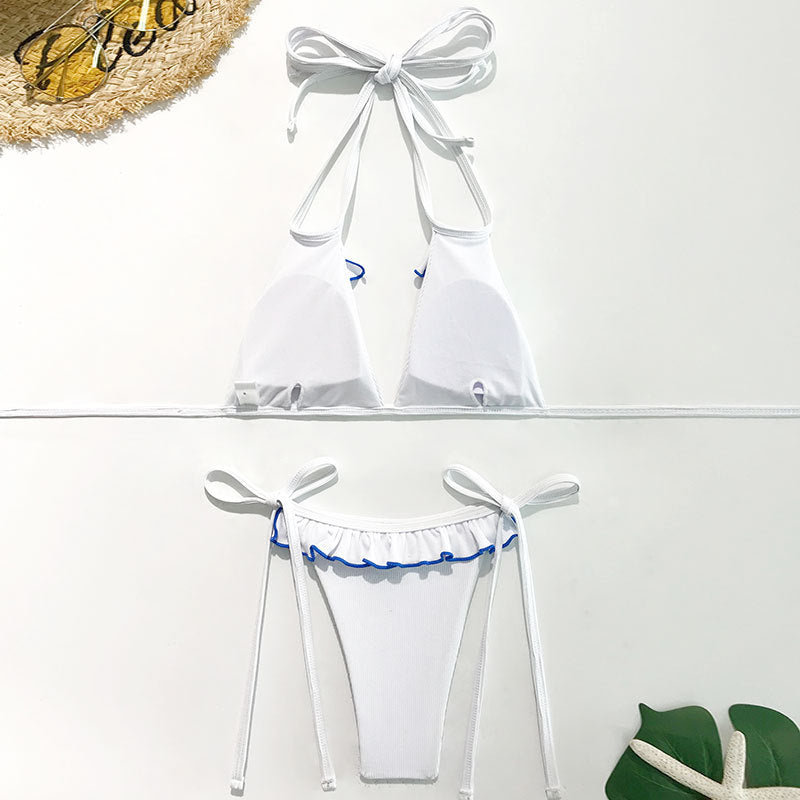 Femme Flæse Trekant-Bikini-Sæt Stilla
