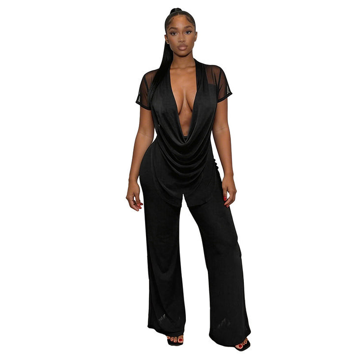 Dame Elegant Oversized-Outlet i flydende materiale Skovae