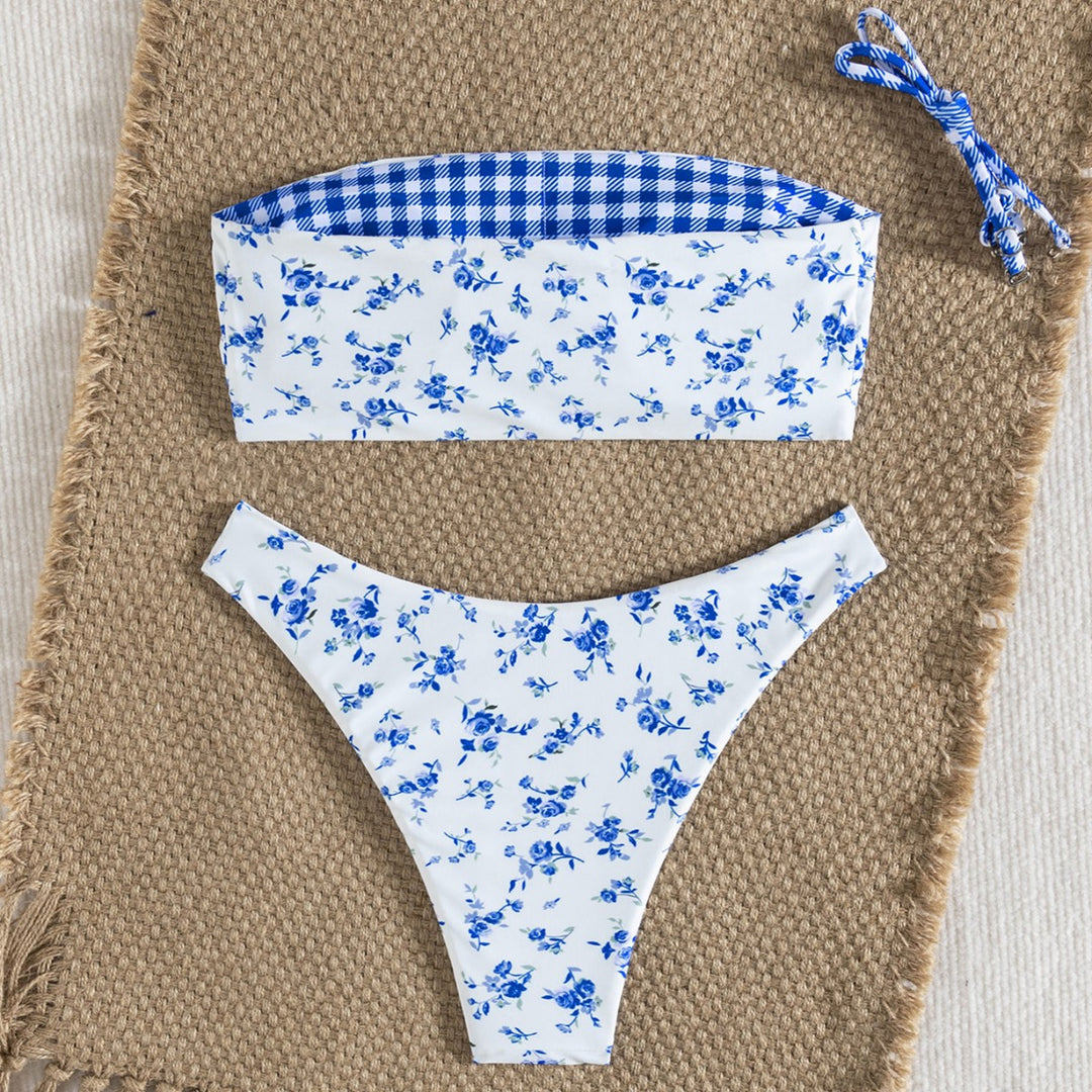 Dame bandeau-bikini Skovae