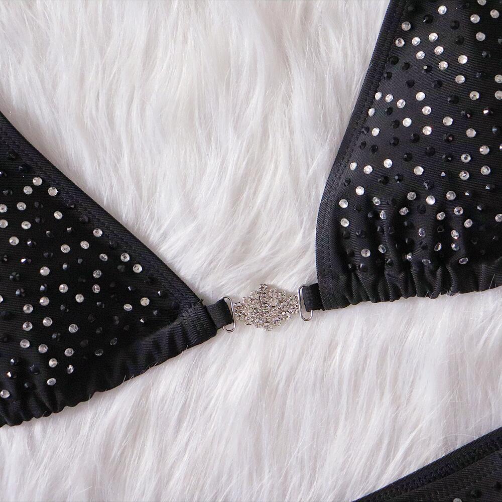 Dame-bikini-sæt med strass-accenter Stilla