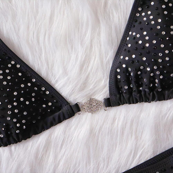 Dame-bikini-sæt med strass-accenter Stilla