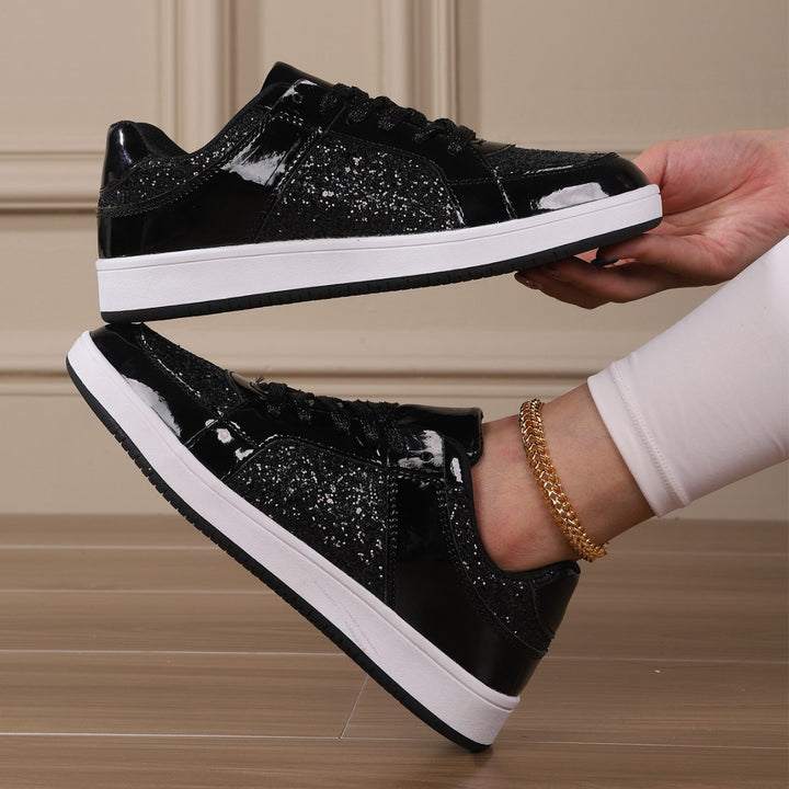 Dame Glitrende Sneakers Stilla