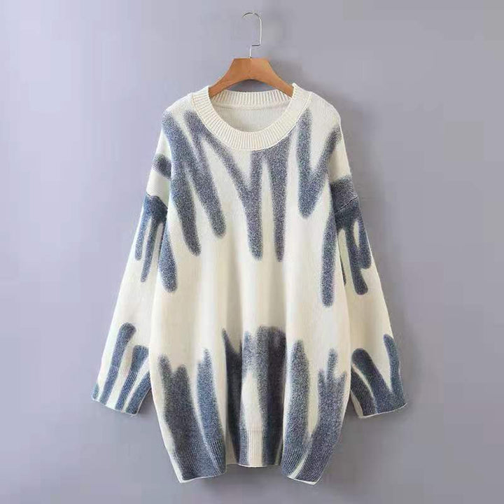 Kvinders oversized sweater med moderne gradient Stilla