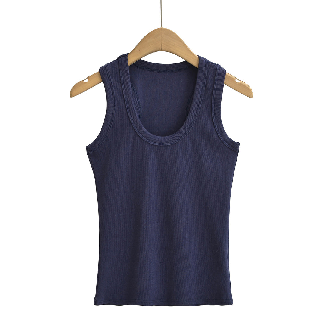 Dame Sporty tanktop med figureformende snit og elastisk materiale Stilla