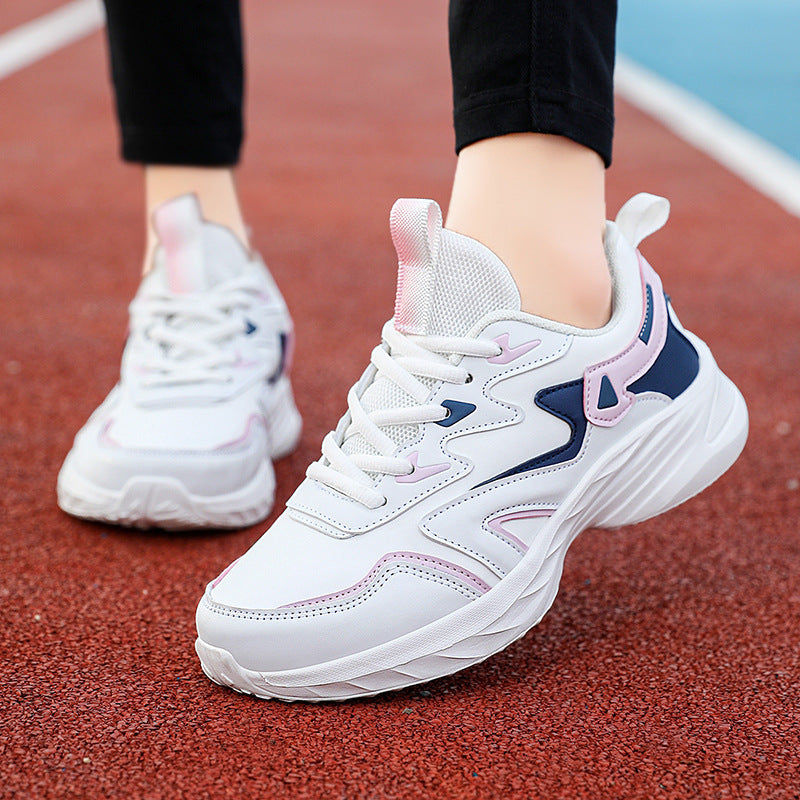 Dame nan moderne Chunky-lifestyle-sneaker med åndbart mesh-fôr og stødabsorberende EVA-mellemsål Skovae
