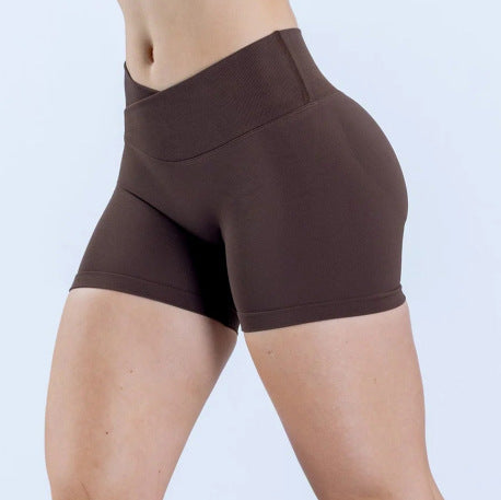Dame High-Waist Sportleggings med tætsiddende pasform og åndbart materiale Skovae