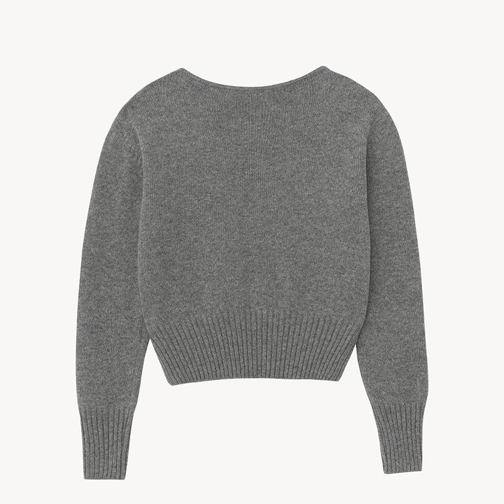 Dame stribepullover med elegant rund hals og afslappet snit Stilla