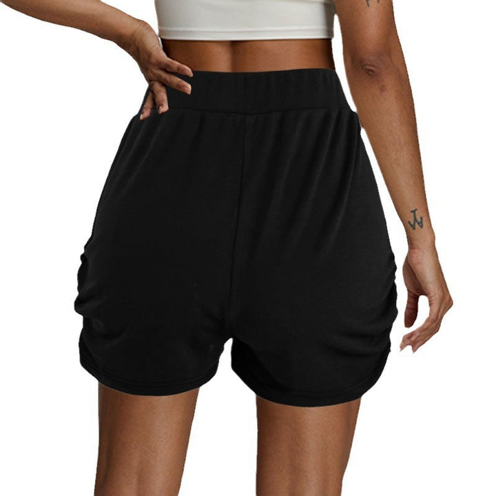 Dame Løse Shorts med høje lommer og folder Stilla