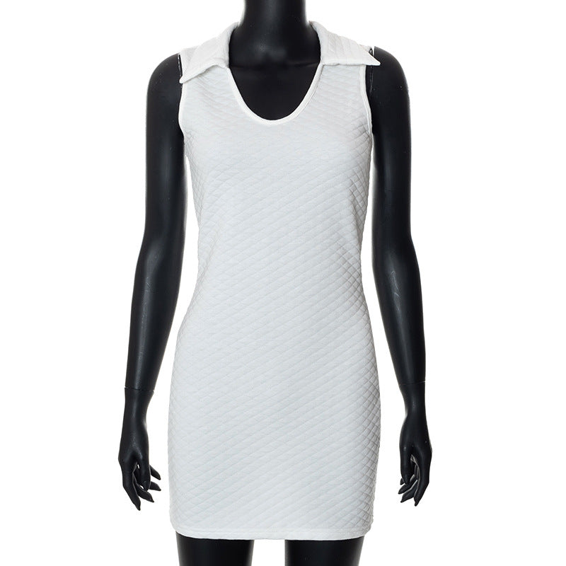 Femme Fashion-Forward ærmeløs fritidskjole Stilla