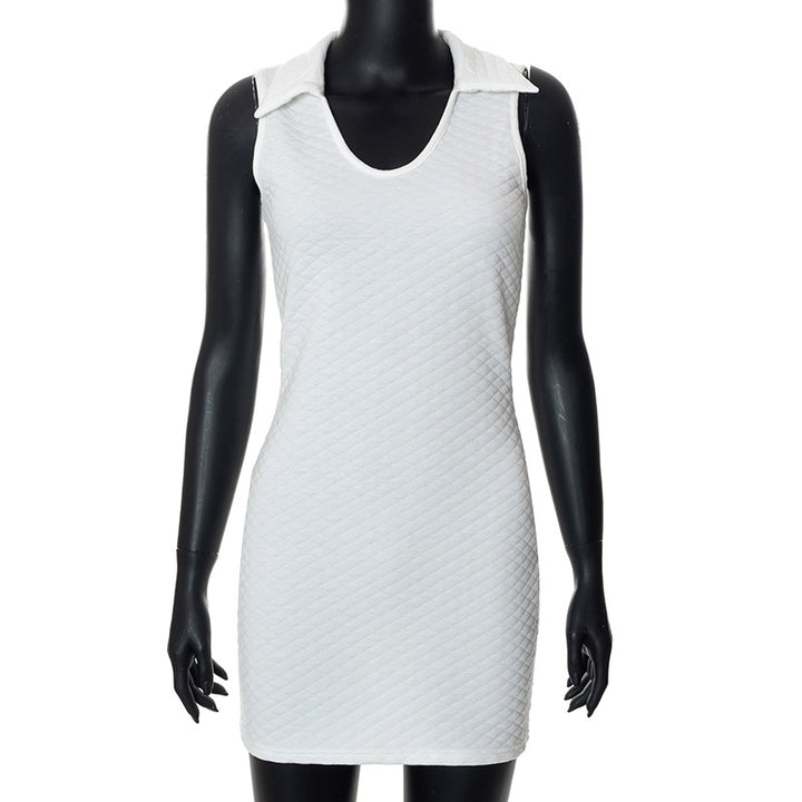 Femme Fashion-Forward ærmeløs fritidskjole Stilla