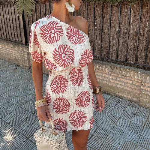 Stilla | En Skulder Bodycon Kjole
