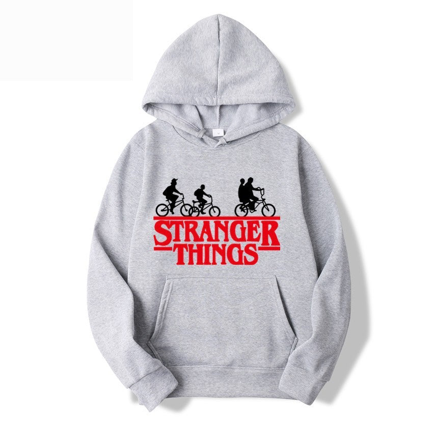 Kvinders hætte sweatshirt med kreativ Stranger Things design Skovae