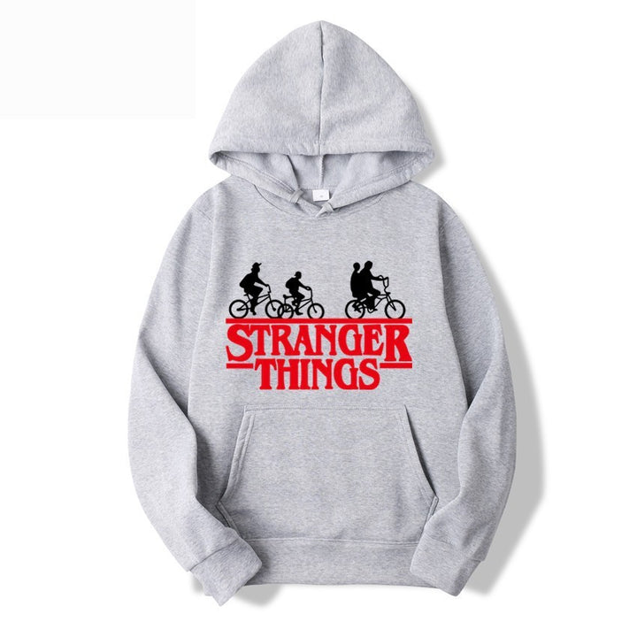 Kvinders hætte sweatshirt med kreativ Stranger Things design Skovae
