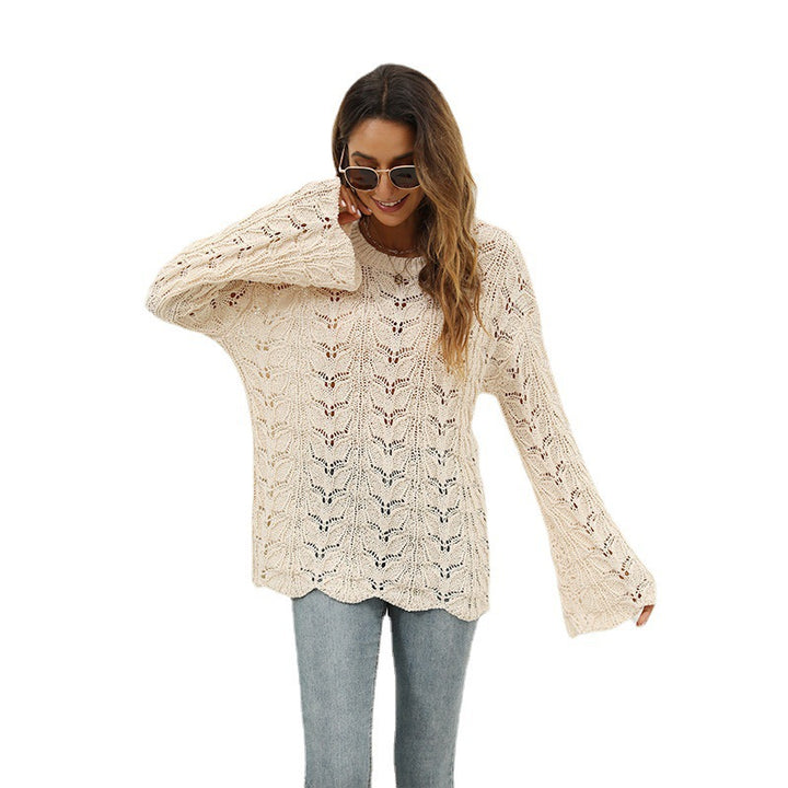 Dame Bohemian Spids Pullover Stilla