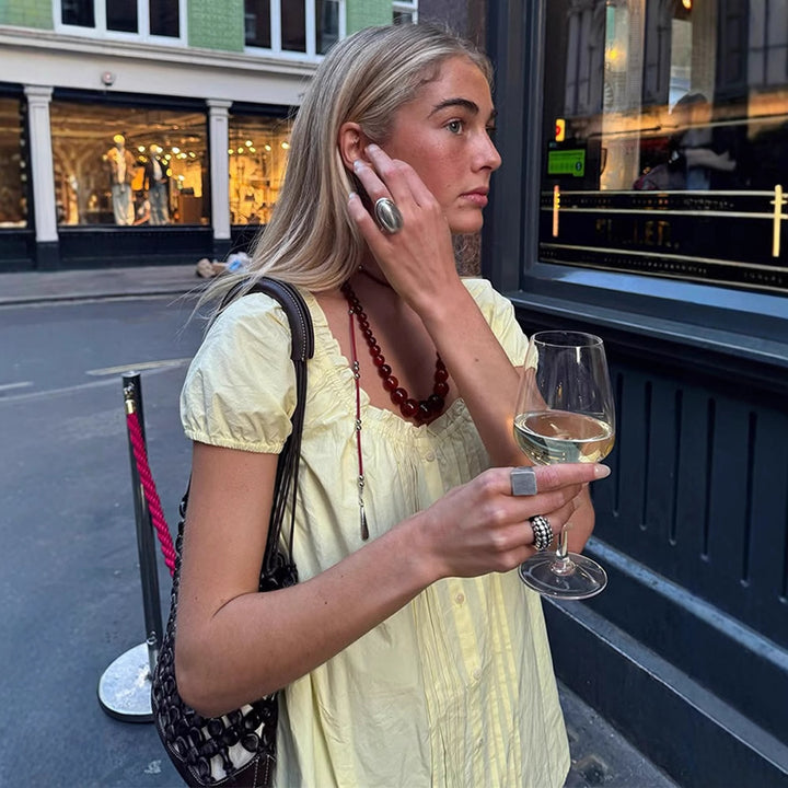 Dame legende quiltet bluse Stilla
