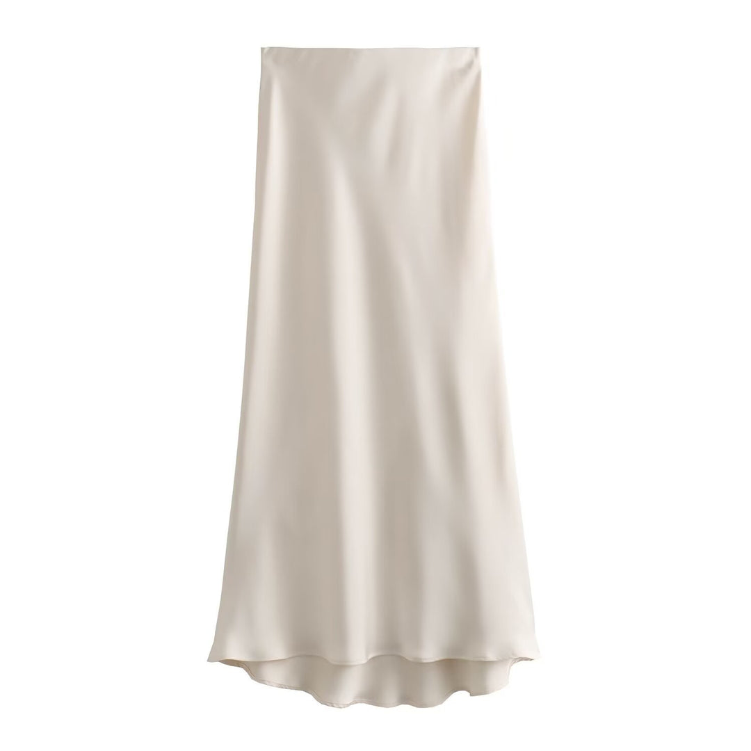 Dame lang satin skirt Skovae